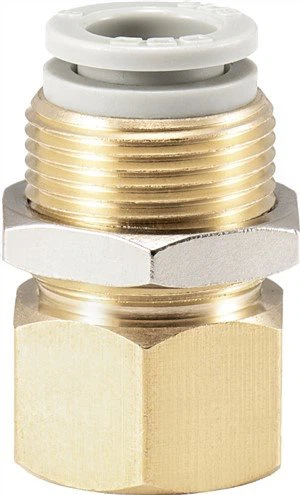 Kq2e пневматични месингови фитинги